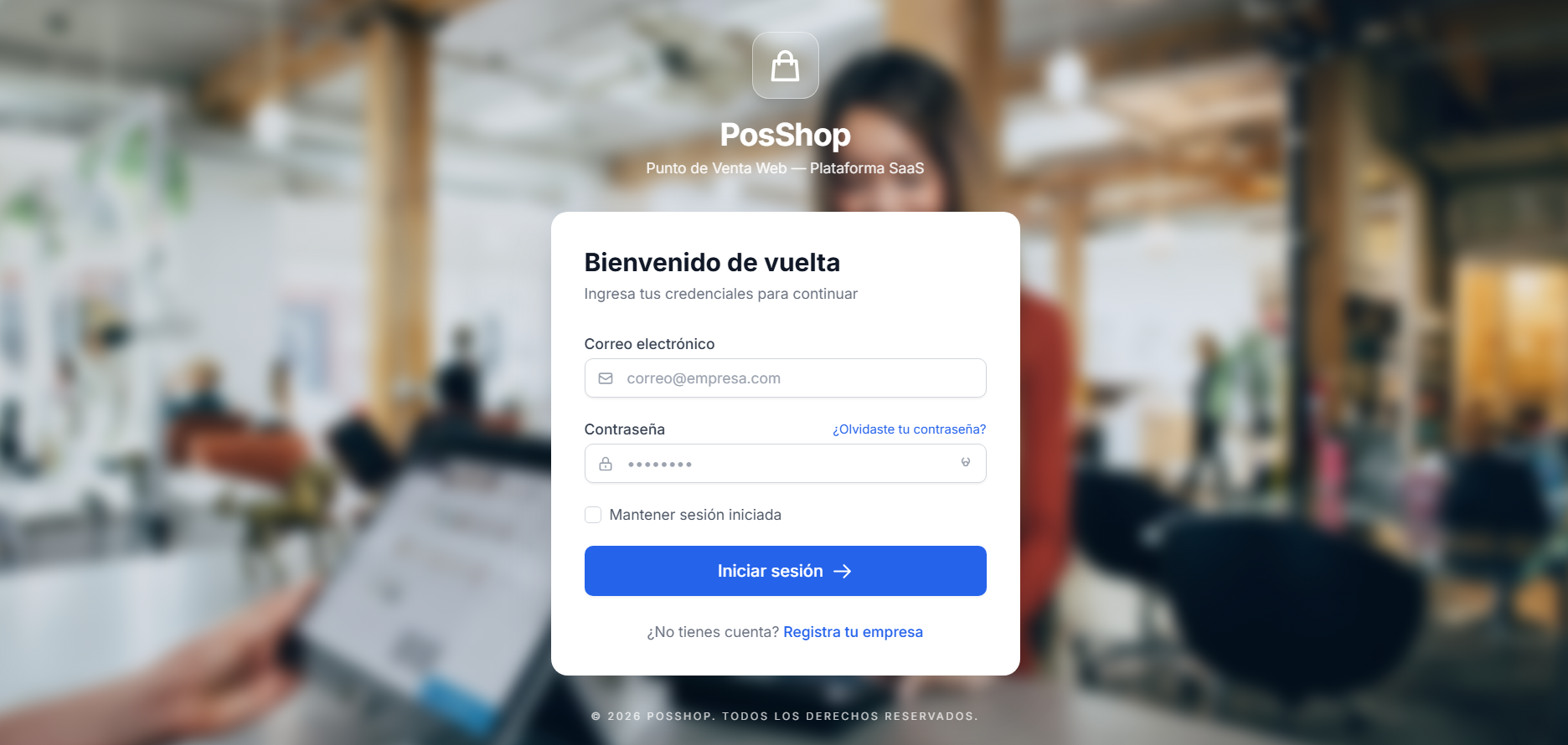 PosShop — módulo de ventas, inventario y corte de caja